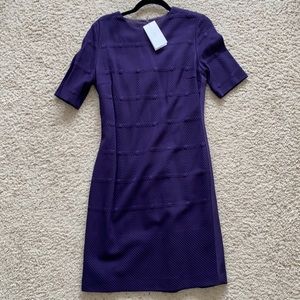 NEW!! Eggplant BOSS dress.